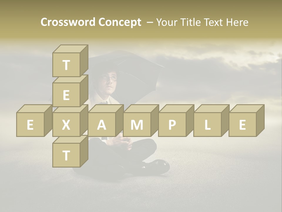 Desert Rain Career PowerPoint Template