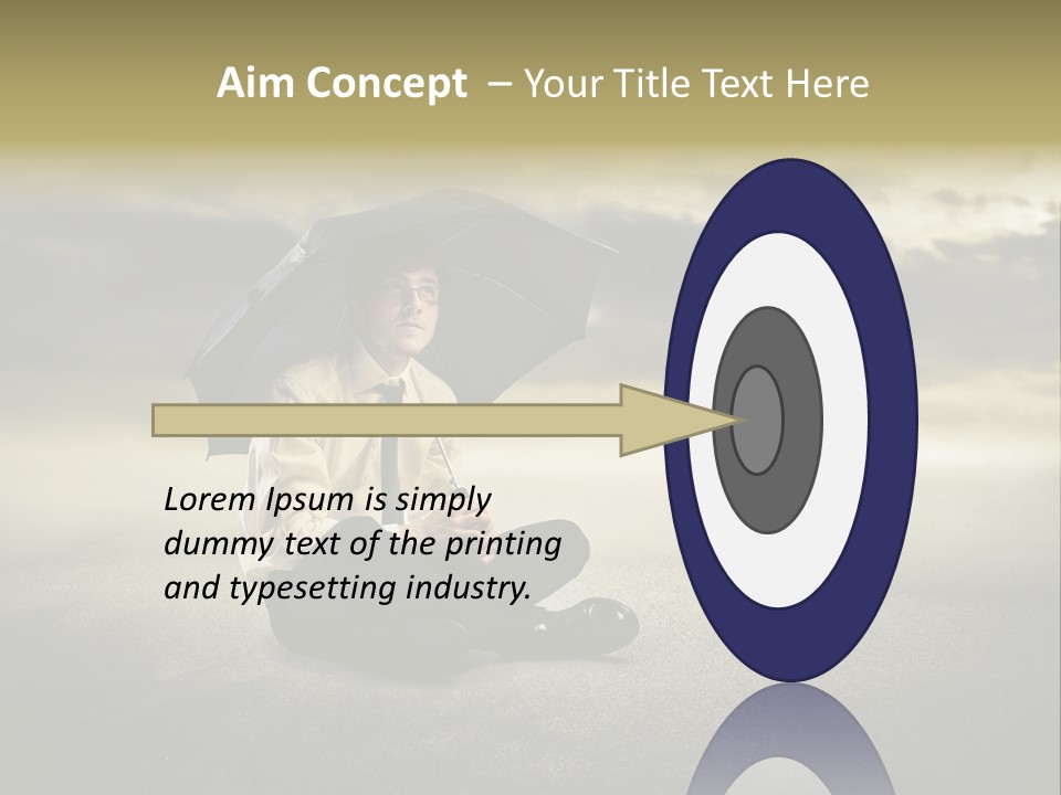 Desert Rain Career PowerPoint Template