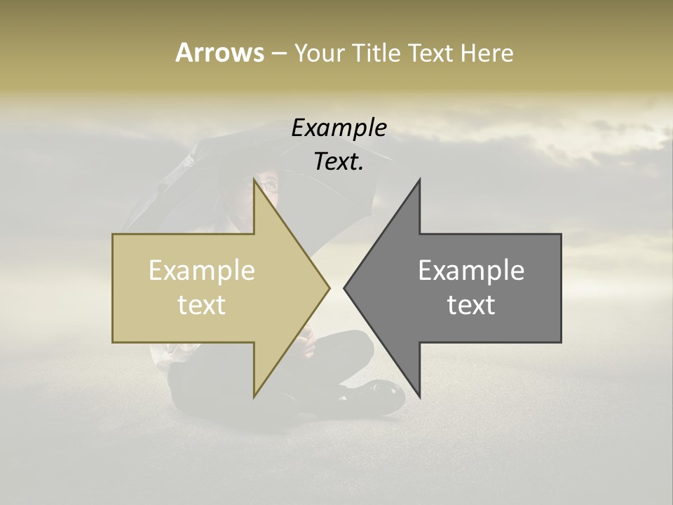 Desert Rain Career PowerPoint Template