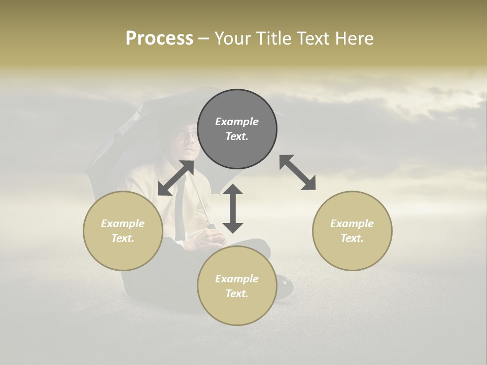 Desert Rain Career PowerPoint Template