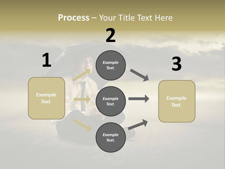 Desert Rain Career PowerPoint Template