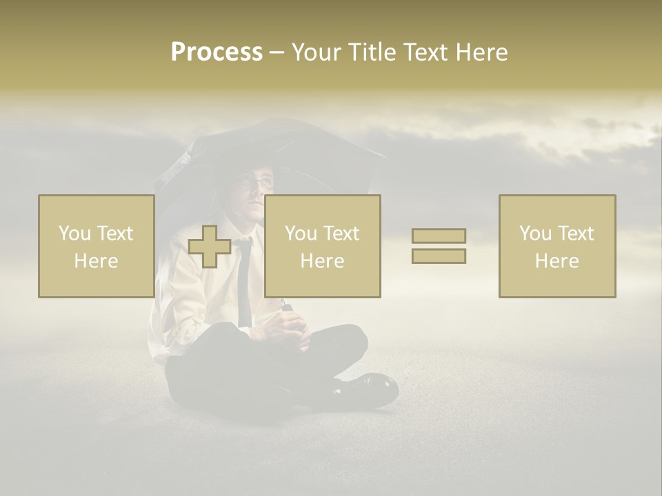 Desert Rain Career PowerPoint Template