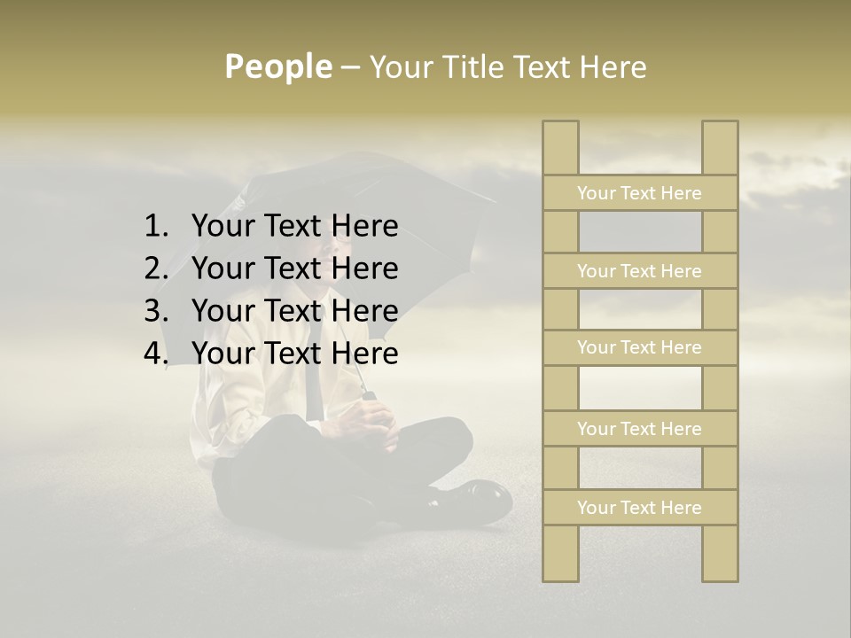 Desert Rain Career PowerPoint Template