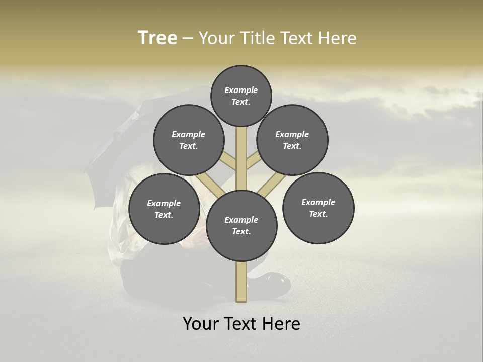 Desert Rain Career PowerPoint Template