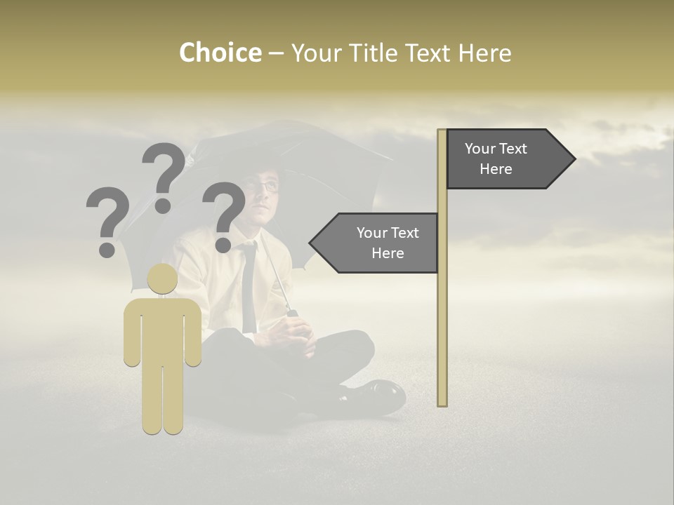 Desert Rain Career PowerPoint Template