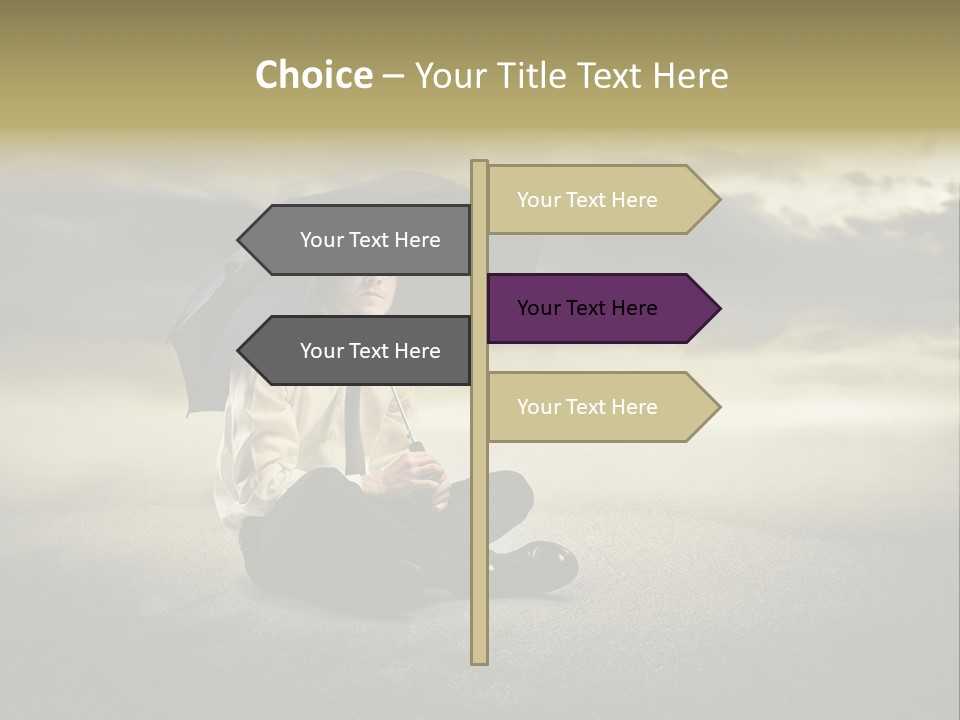 Desert Rain Career PowerPoint Template