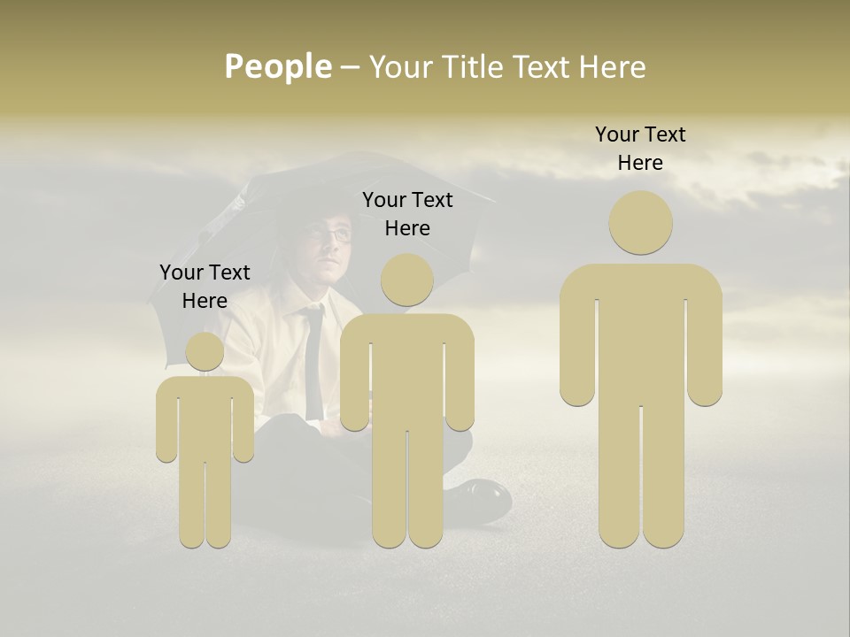 Desert Rain Career PowerPoint Template