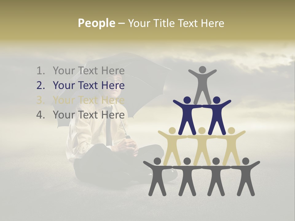 Desert Rain Career PowerPoint Template