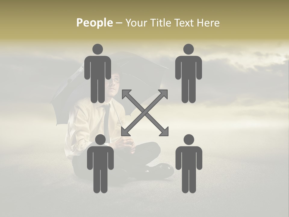 Desert Rain Career PowerPoint Template