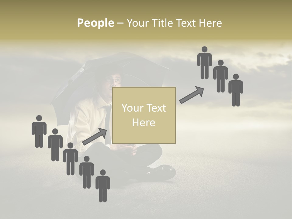 Desert Rain Career PowerPoint Template