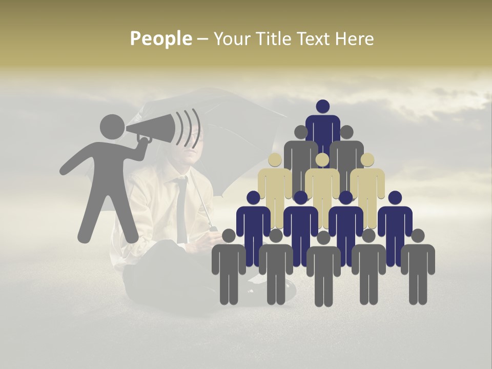 Desert Rain Career PowerPoint Template