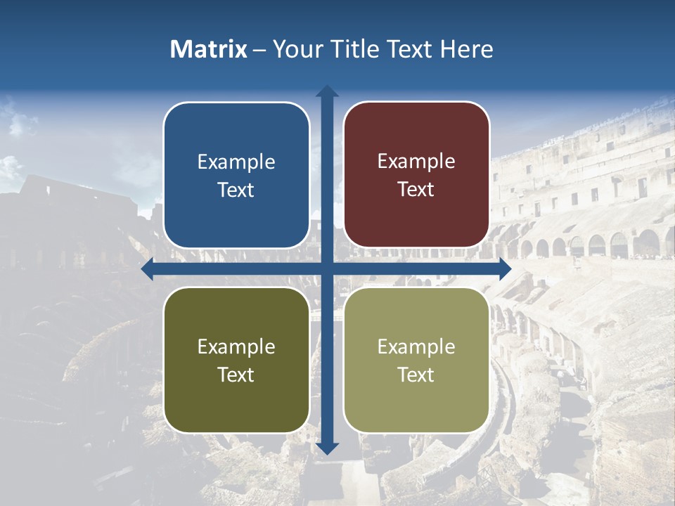 Tourism Roma Amphitheatre PowerPoint Template