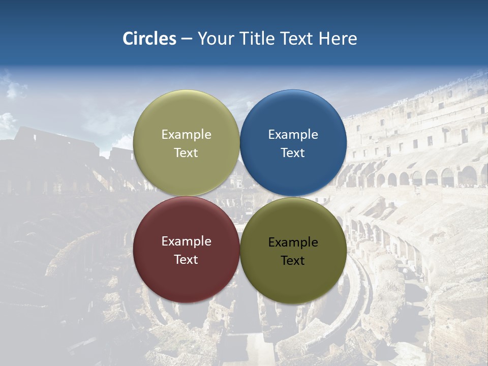 Tourism Roma Amphitheatre PowerPoint Template