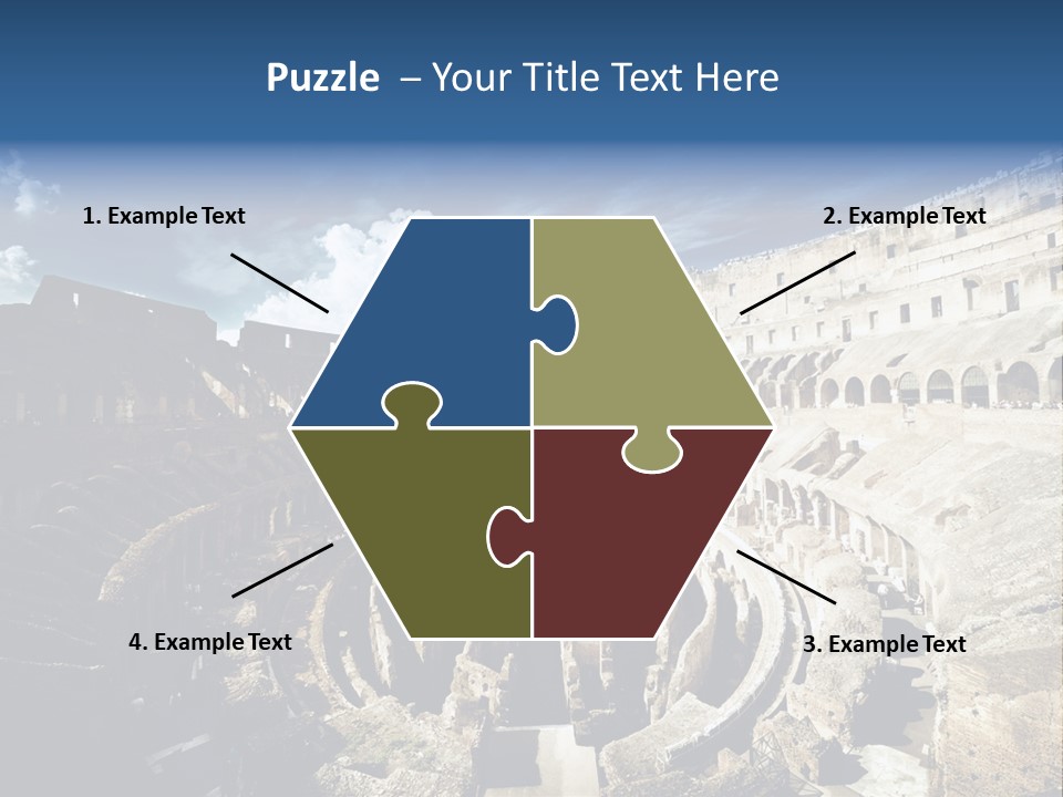 Tourism Roma Amphitheatre PowerPoint Template