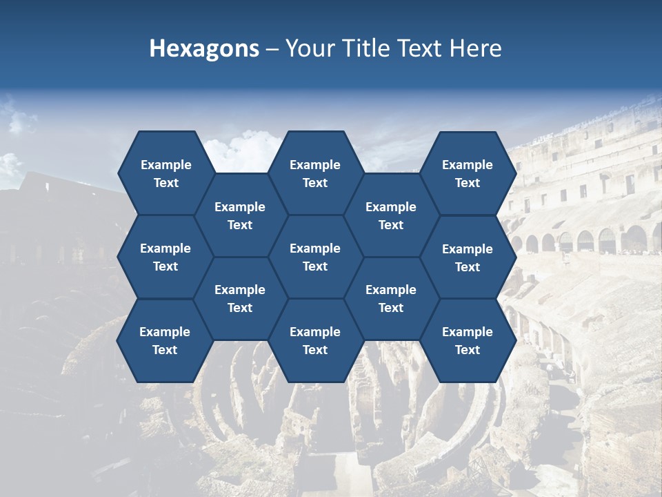 Tourism Roma Amphitheatre PowerPoint Template