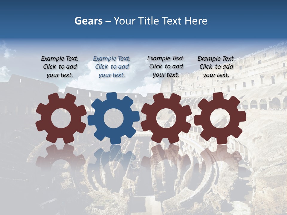 Tourism Roma Amphitheatre PowerPoint Template