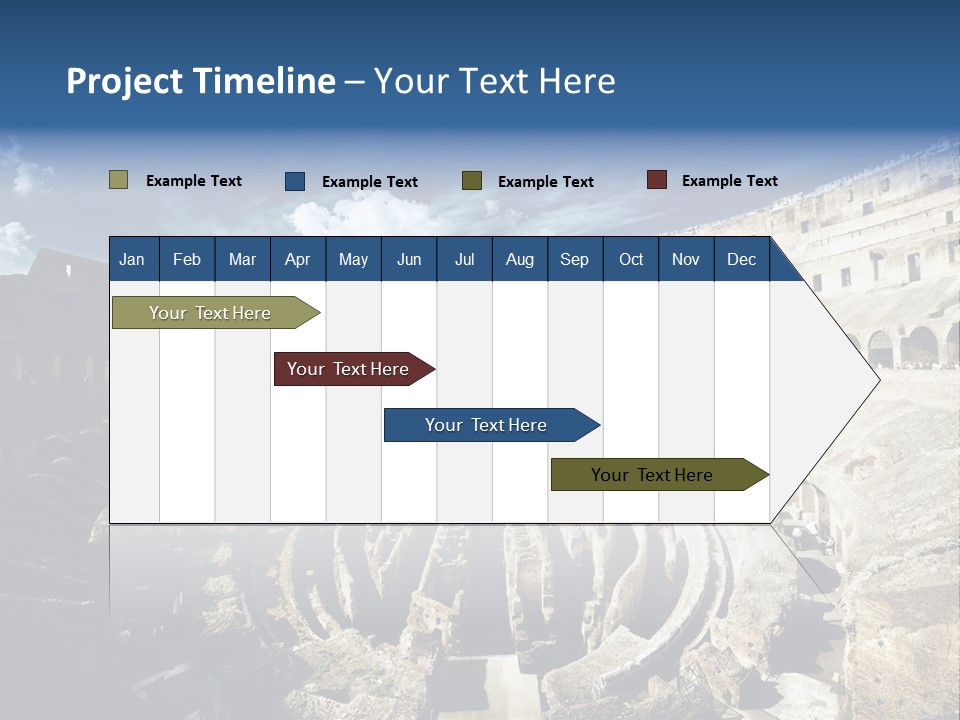 Tourism Roma Amphitheatre PowerPoint Template
