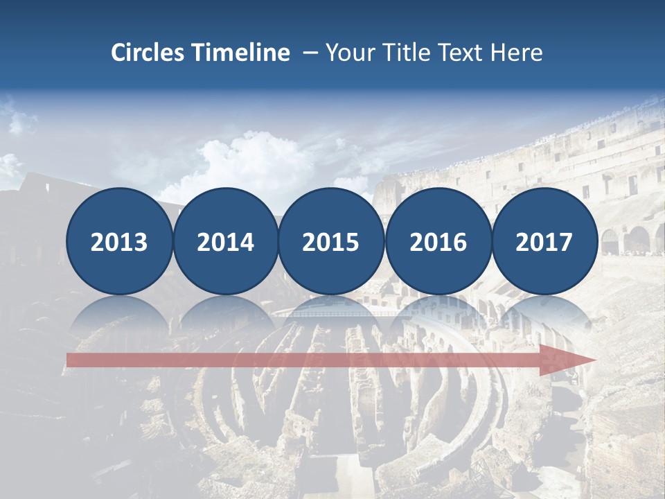 Tourism Roma Amphitheatre PowerPoint Template