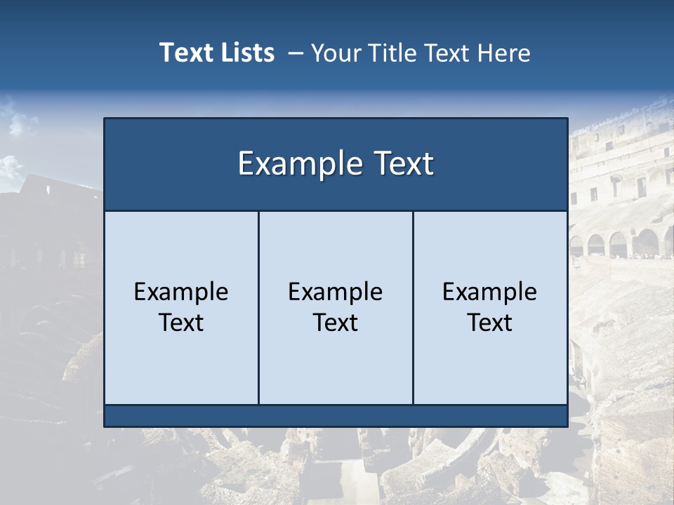 Tourism Roma Amphitheatre PowerPoint Template