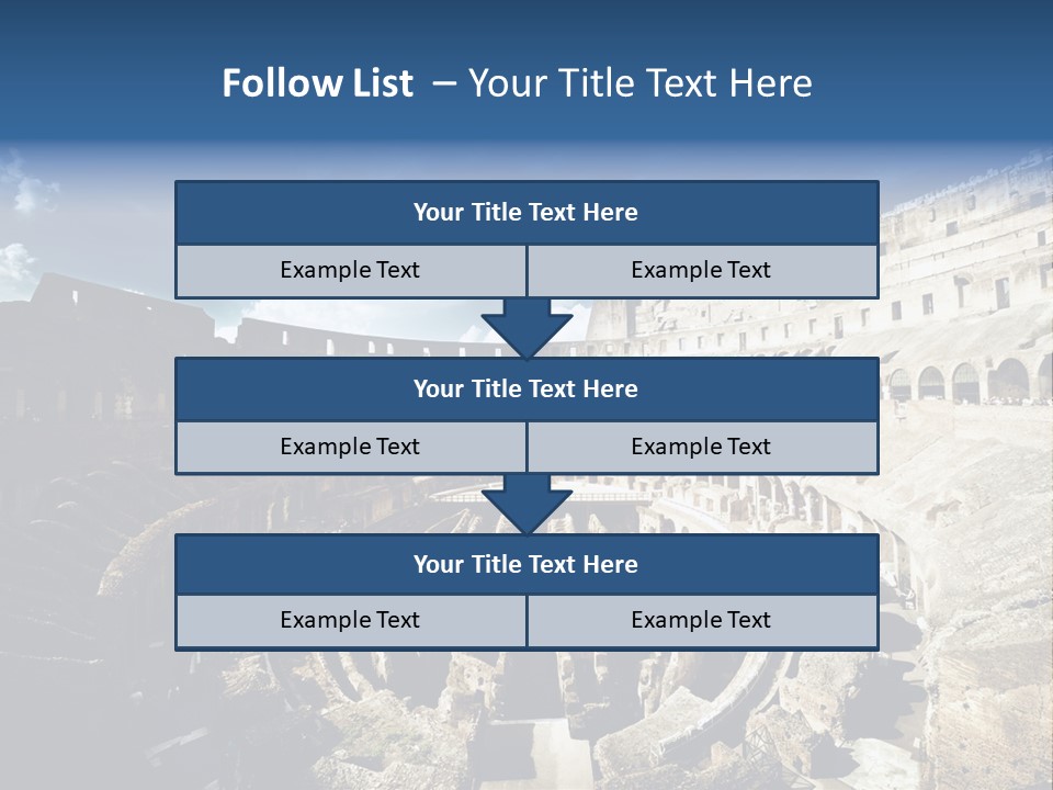 Tourism Roma Amphitheatre PowerPoint Template