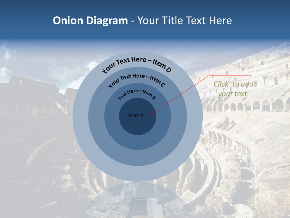 Tourism Roma Amphitheatre PowerPoint Template