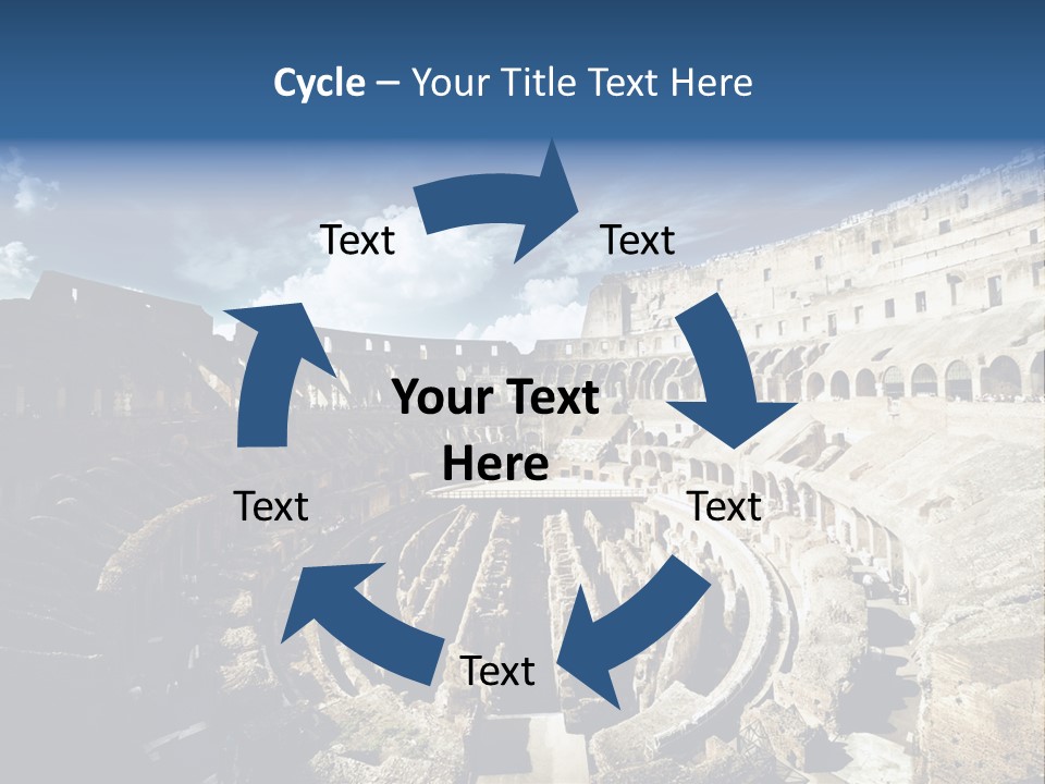 Tourism Roma Amphitheatre PowerPoint Template