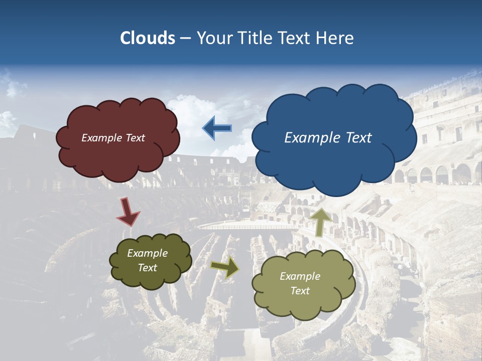 Tourism Roma Amphitheatre PowerPoint Template
