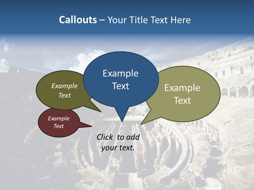 Tourism Roma Amphitheatre PowerPoint Template