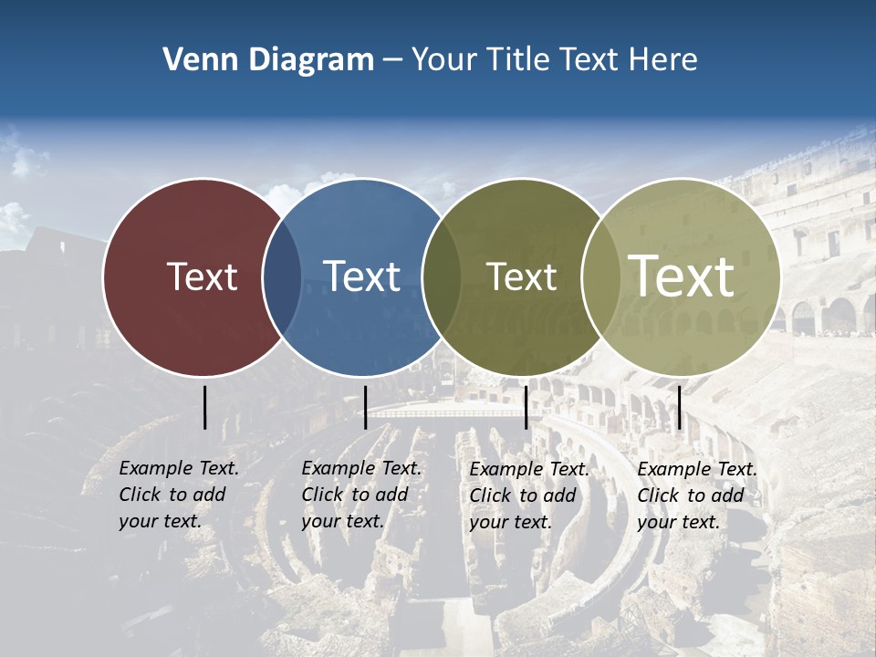 Tourism Roma Amphitheatre PowerPoint Template