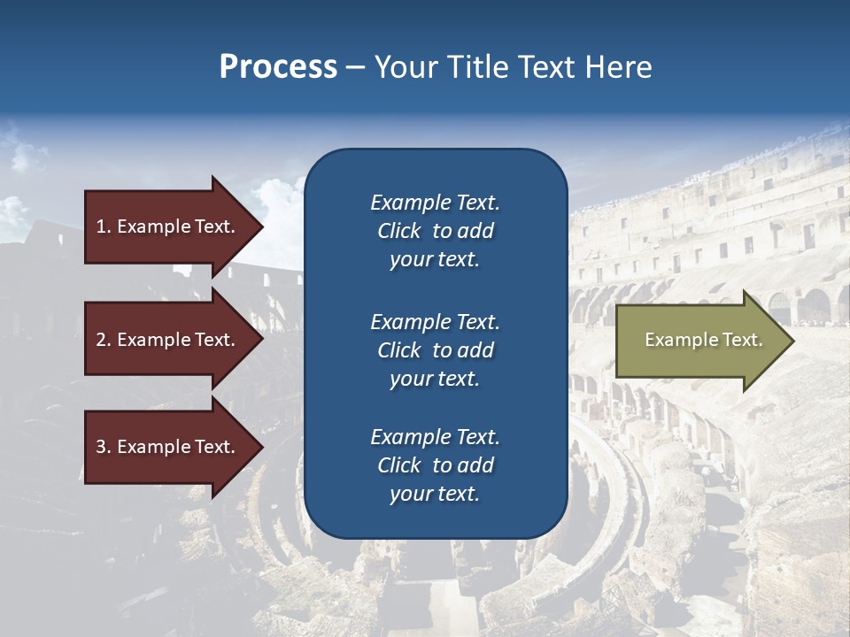 Tourism Roma Amphitheatre PowerPoint Template