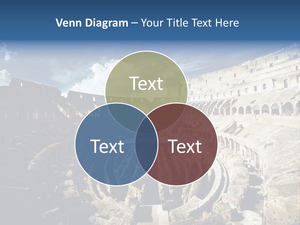Tourism Roma Amphitheatre PowerPoint Template