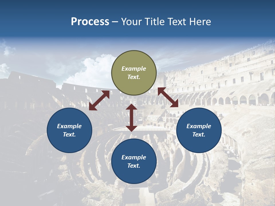 Tourism Roma Amphitheatre PowerPoint Template
