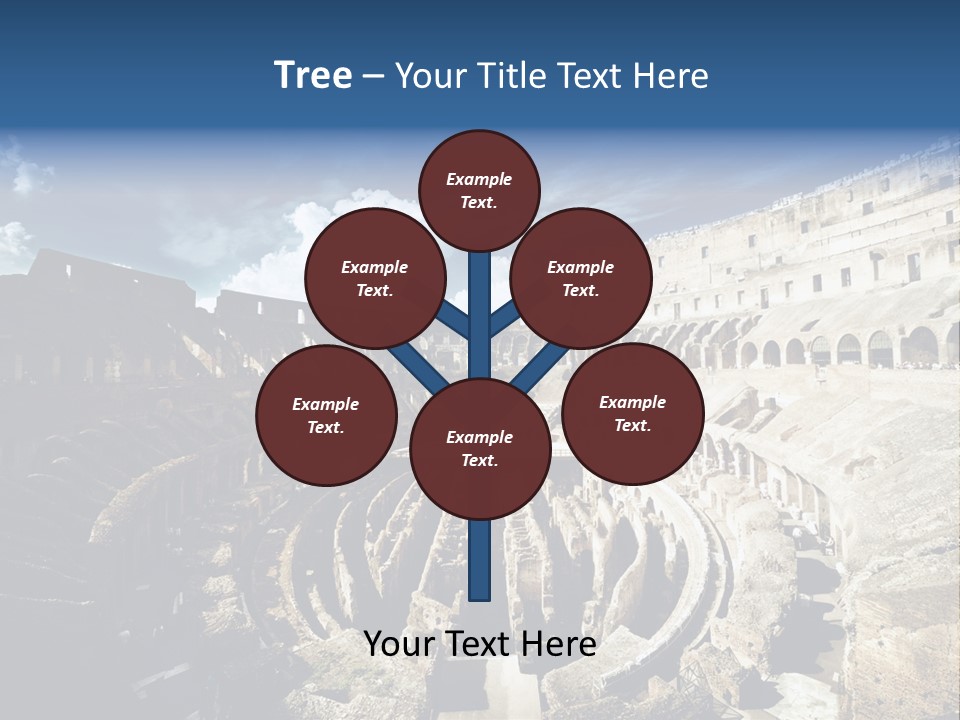 Tourism Roma Amphitheatre PowerPoint Template