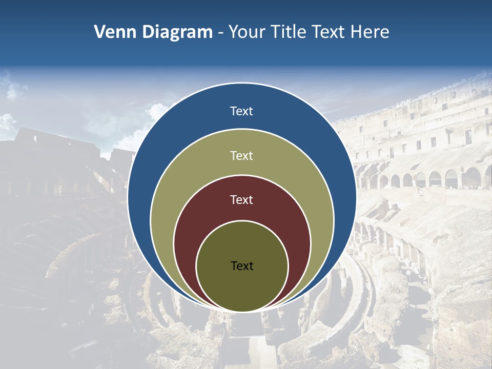 Tourism Roma Amphitheatre PowerPoint Template