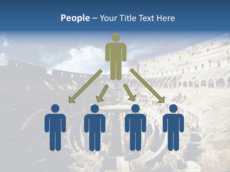 Tourism Roma Amphitheatre PowerPoint Template