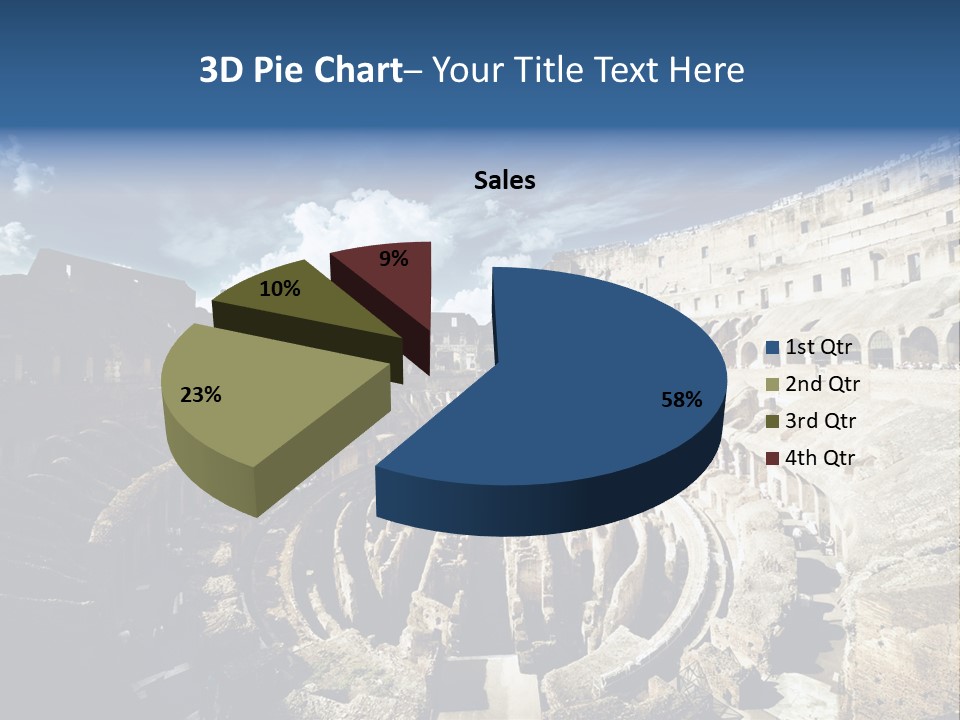 Tourism Roma Amphitheatre PowerPoint Template