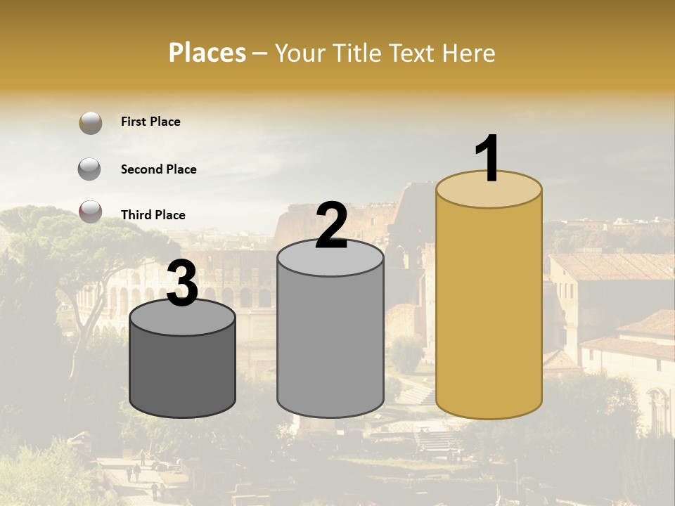 Italian Colosseum Sky PowerPoint Template