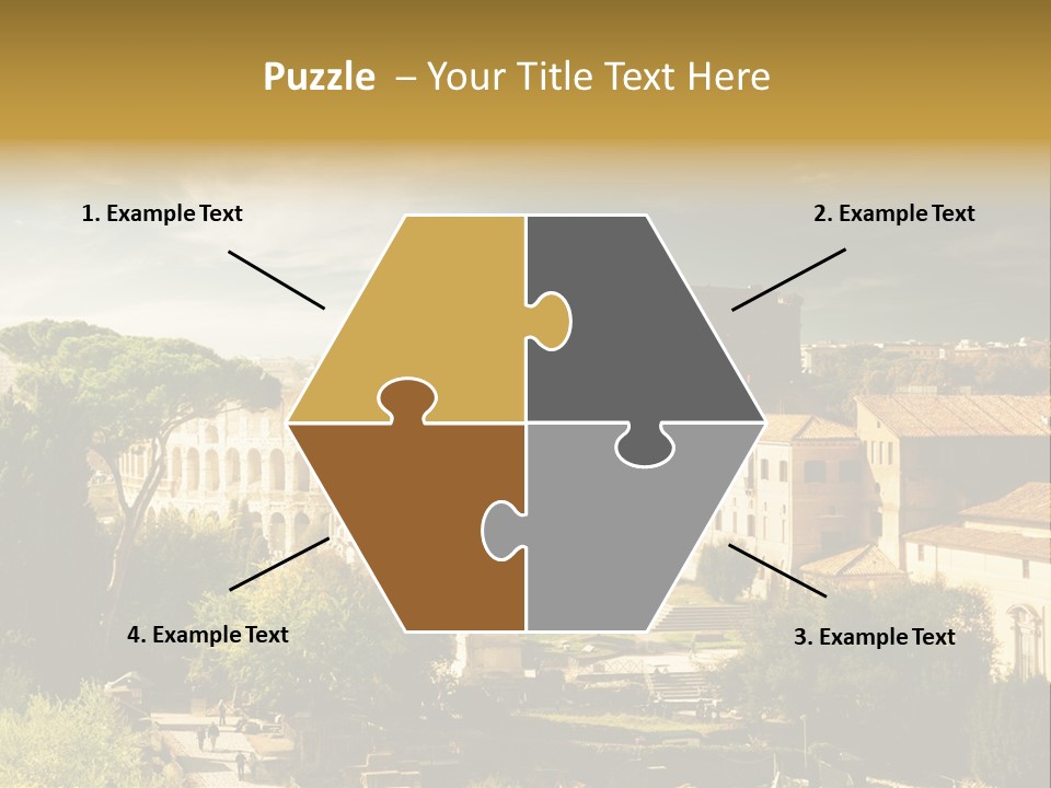 Italian Colosseum Sky PowerPoint Template