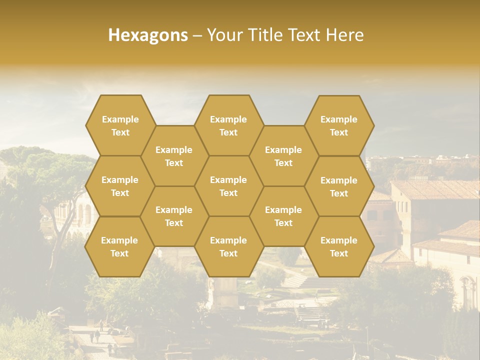 Italian Colosseum Sky PowerPoint Template