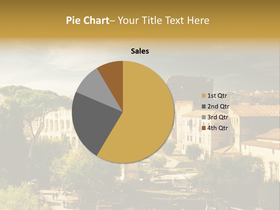 Italian Colosseum Sky PowerPoint Template