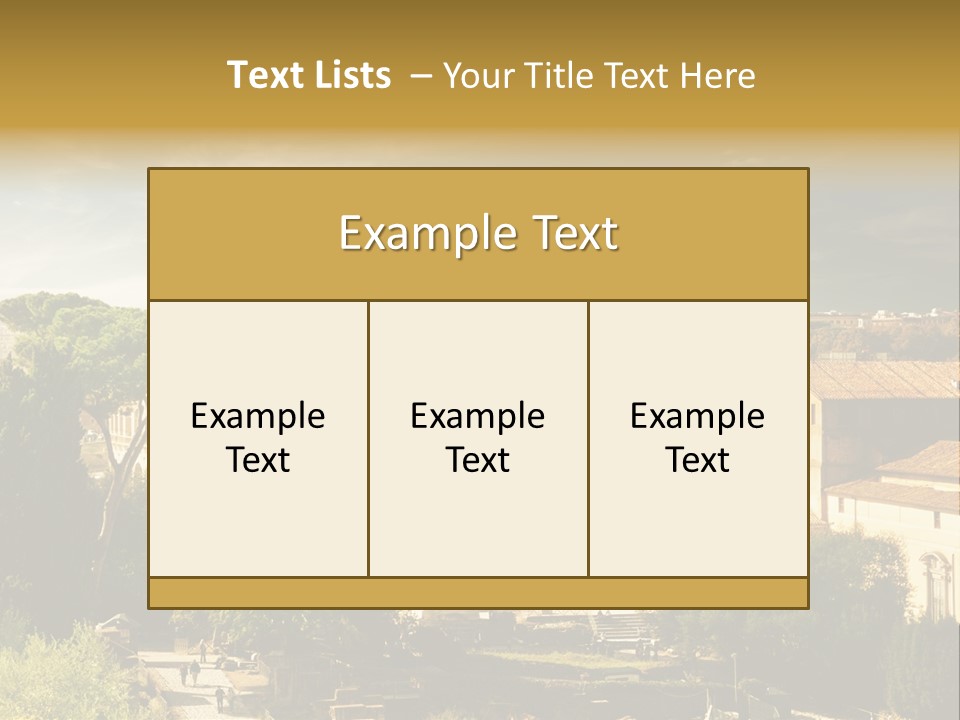Italian Colosseum Sky PowerPoint Template