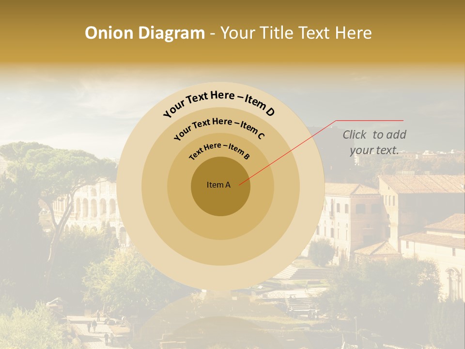 Italian Colosseum Sky PowerPoint Template