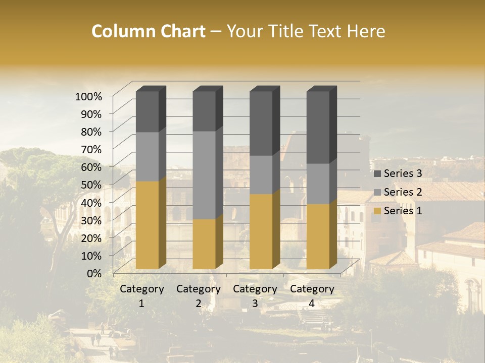 Italian Colosseum Sky PowerPoint Template