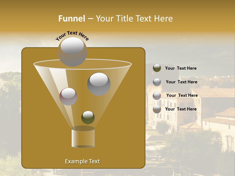 Italian Colosseum Sky PowerPoint Template