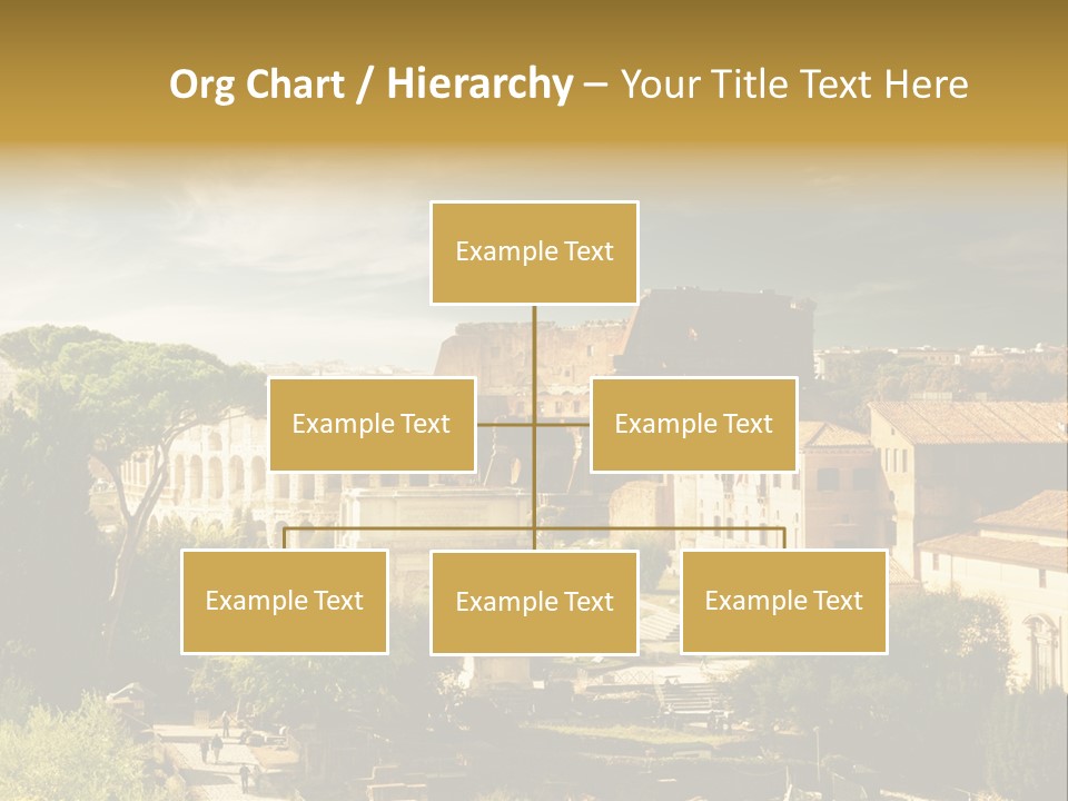 Italian Colosseum Sky PowerPoint Template
