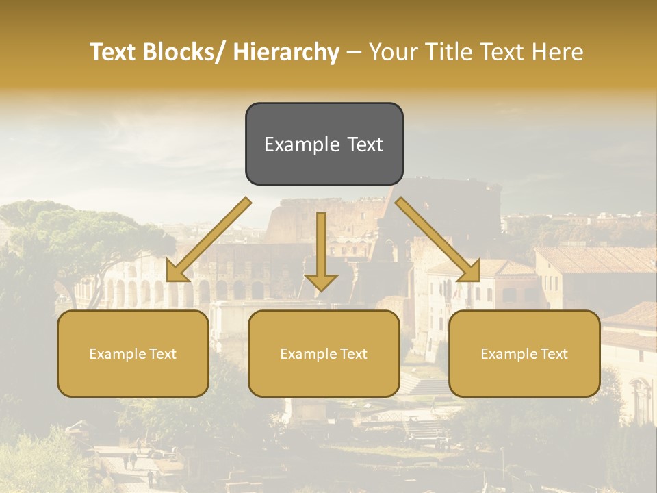 Italian Colosseum Sky PowerPoint Template