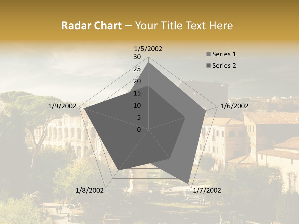 Italian Colosseum Sky PowerPoint Template