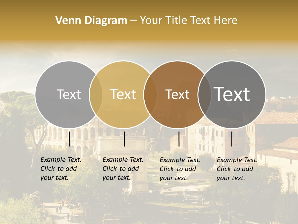 Italian Colosseum Sky PowerPoint Template