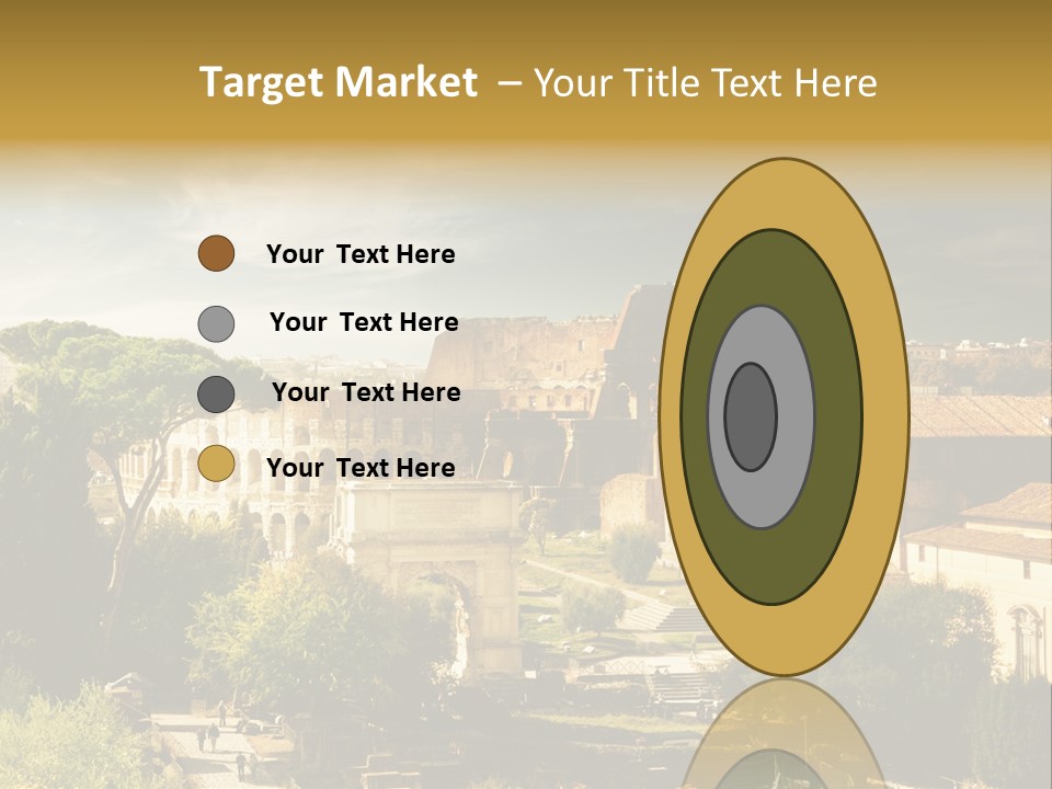 Italian Colosseum Sky PowerPoint Template