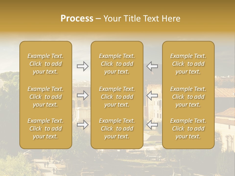 Italian Colosseum Sky PowerPoint Template